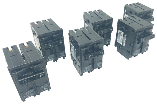 Siemens Q270_6PK 70 Amp Double Pole Type QP Circuit Breaker (Pack of 6)