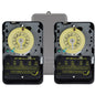 Intermatic T104 24-Hour Mechanical Timer Switch, 208-277V DPST, Indoor