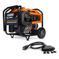Generac 8,250 Starting Watt Dual Fuel Portable Gas Generator Electric Start