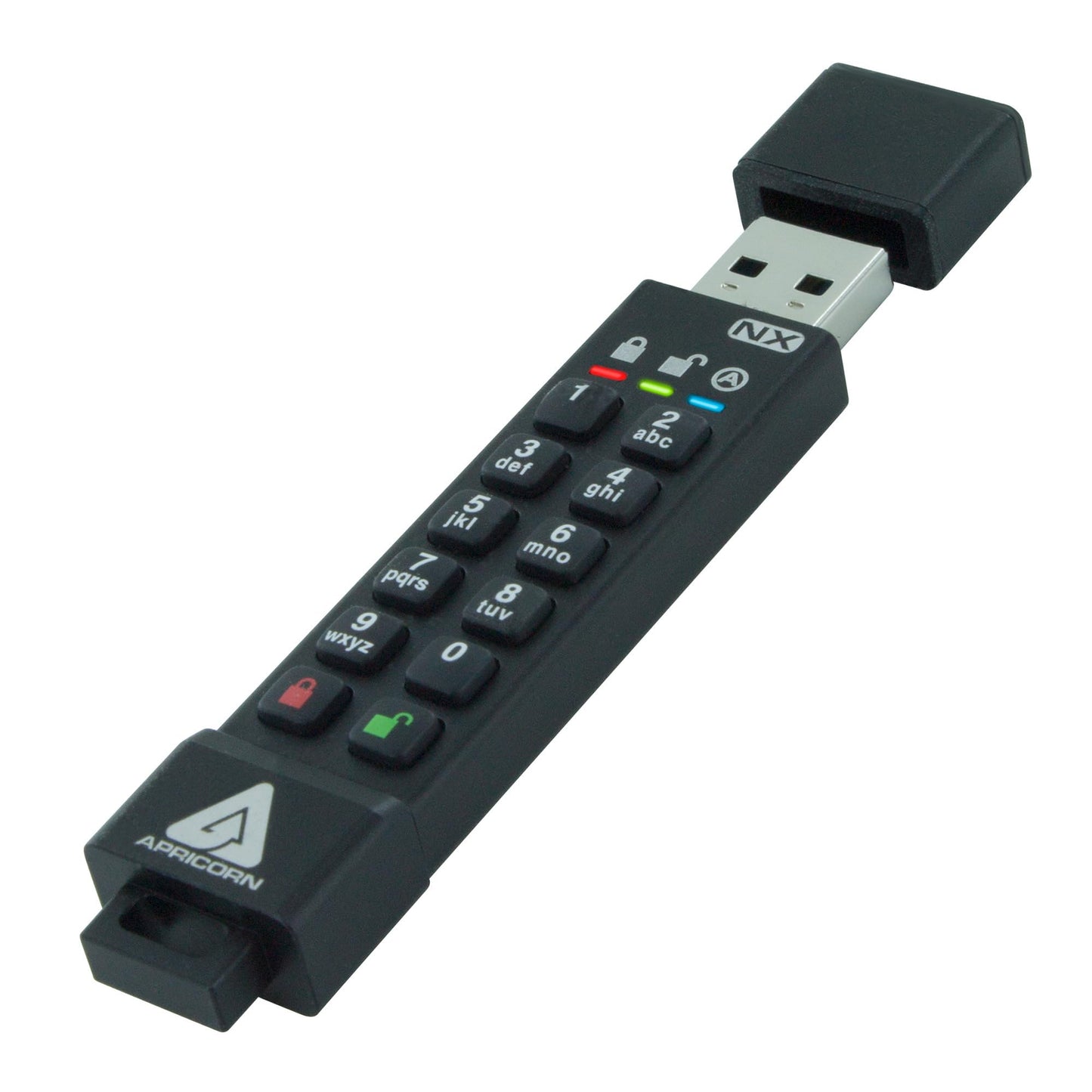 Apricorn Aegis Secure Key 3NX - USB3.0 Flash Drive ASK3-NX-8GB USB Memory 8GB Key Lock HD2239