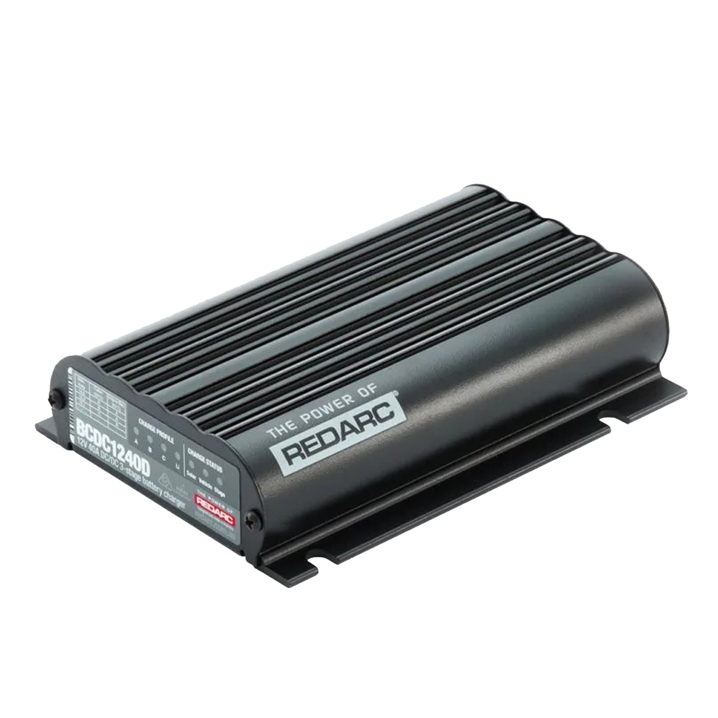 REDARC Dual Input 40A in-Vehicle DC to DC Battery Charger with MPPT Solar Regulator, Green Power Priority, 12V/24V Compatible, for Lithium, AGM, Gel, Lead Acid, Calcium, LiFePO4 Batteries